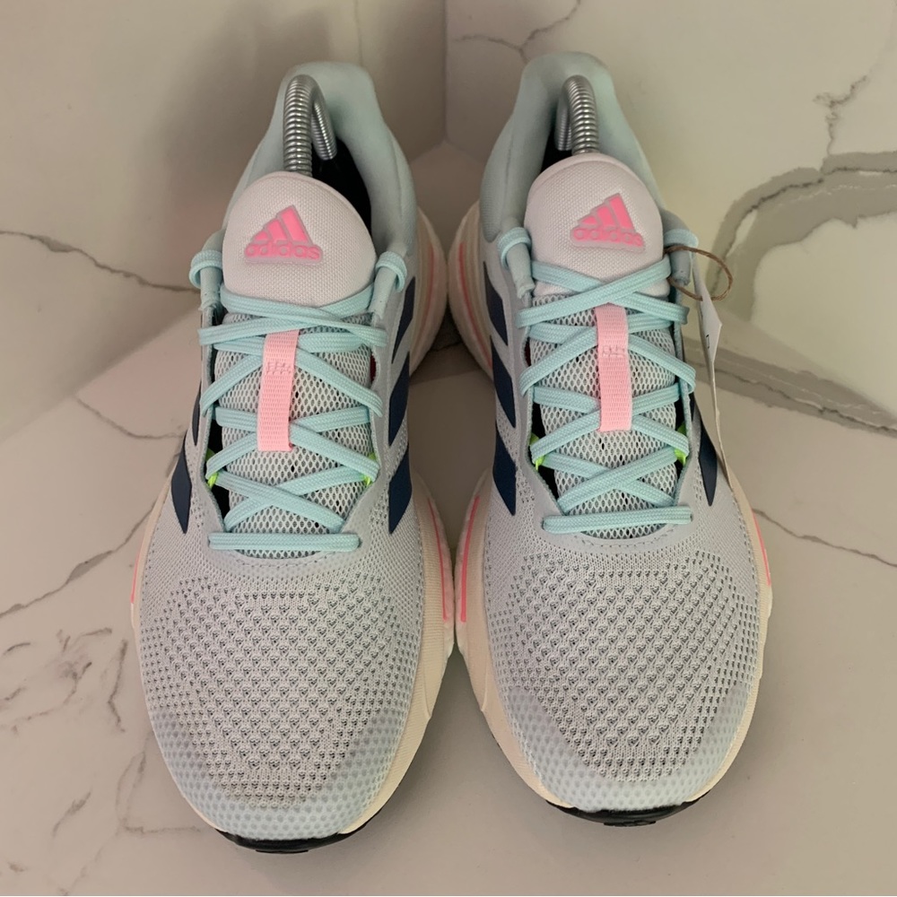 Adidas NWT Solar Glide 5 Womens Size 8.5 White Walking Training GX6719 Shoes - Picture 3 of 10